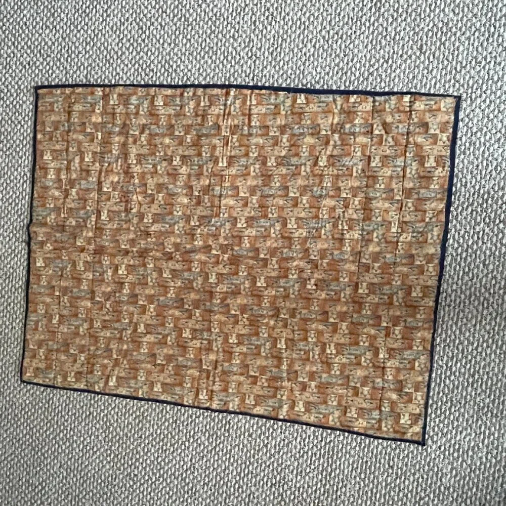 Vtg Handmade Wall Quilt Panel Folk Primitive Farmhouse Country 40